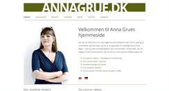 Desktop Screenshot of annagrue.dk